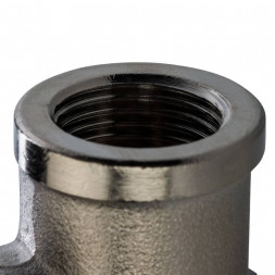 SFT-0020-000038 STOUT Тройник ВВ никелированный 3/8 (270014N030303B)