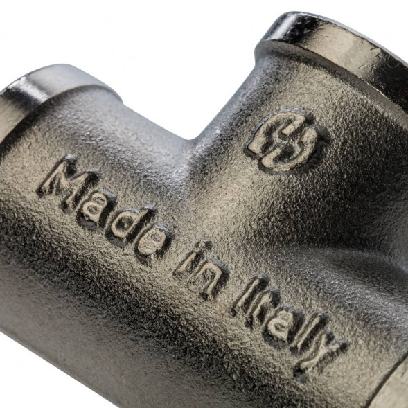 SFT-0020-000038 STOUT Тройник ВВ никелированный 3/8 (270014N030303B)