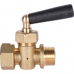 Кран шаровой для манометра STOUT ВР/НР, 1/2
