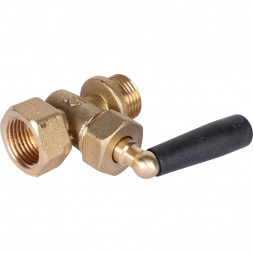 Кран шаровой для манометра STOUT ВР/НР, 1/2