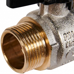 Кран шаровой полнопроходной STOUT НР/НР ручка бабочка 3/4