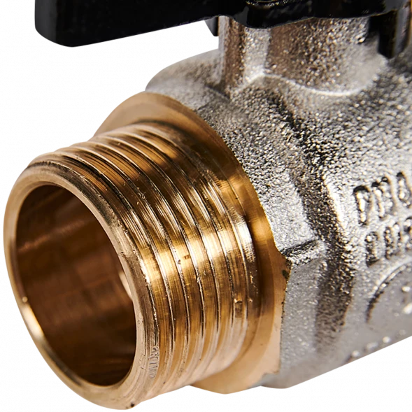 Кран шаровой полнопроходной STOUT НР/НР ручка бабочка 3/4