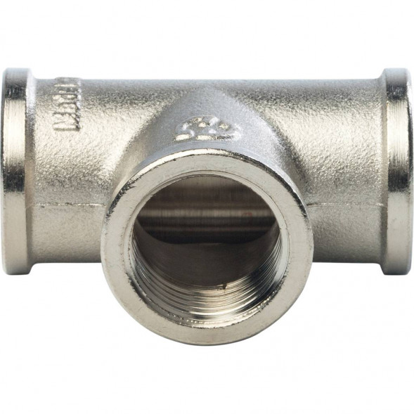SFT-0020-000012 STOUT Тройник ВВ никелированный 1/2 (270014N040404B)