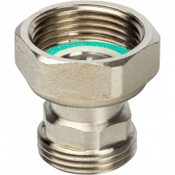 SDG-0019-010025 STOUT Разъемное соединение с плоским уплотнением, никелированное 1