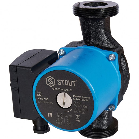 SPC-0010-3240180 STOUT Насос циркуляционный 32/40-180