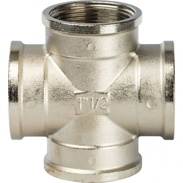 SFT-0031-000112 STOUT Крестовина ВВ никелированная 1 1/2 (270036N140000B)