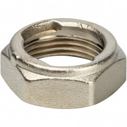 SDG-0019-020020 STOUT Разъемное соединение с плоским уплотнением и обратным клапаном, никелированное 3/4