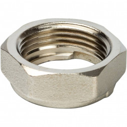 SDG-0019-020020 STOUT Разъемное соединение с плоским уплотнением и обратным клапаном, никелированное 3/4