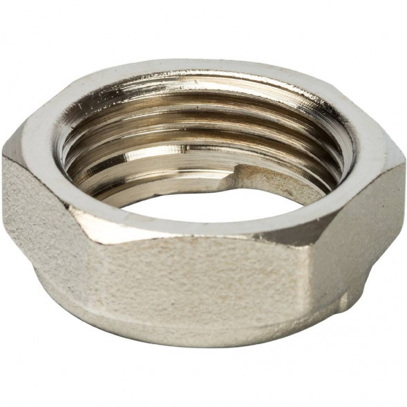 SDG-0019-020020 STOUT Разъемное соединение с плоским уплотнением и обратным клапаном, никелированное 3/4