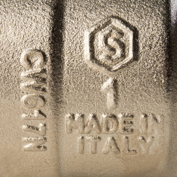 Кран шаровой полнопроходной STOUT ВР/НР, ручка бабочка 1, американка