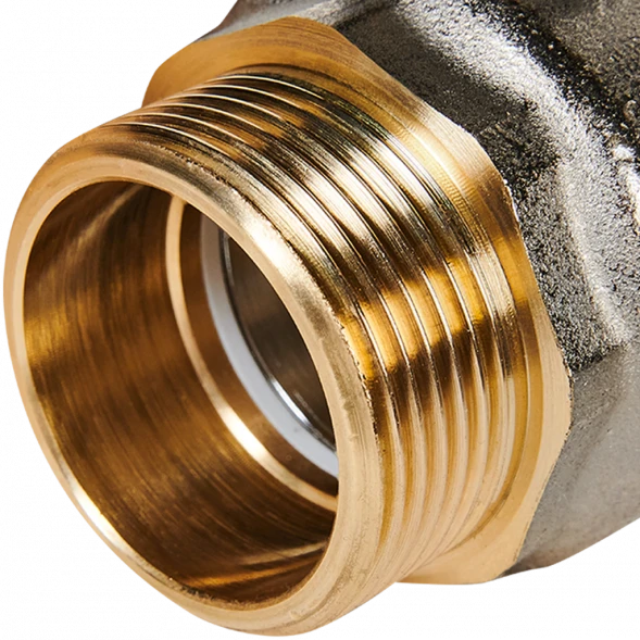 Кран шаровой полнопроходной STOUT НР/НР ручка бабочка 1 1/4