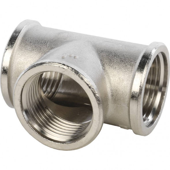 SFT-0020-000001 STOUT Тройник ВВ никелированный 1 (270014N101010B)