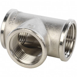 SFT-0020-000001 STOUT Тройник ВВ никелированный 1 (270014N101010B)