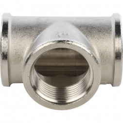 SFT-0020-000001 STOUT Тройник ВВ никелированный 1 (270014N101010B)