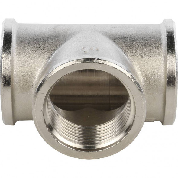 SFT-0020-000001 STOUT Тройник ВВ никелированный 1 (270014N101010B)