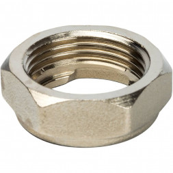 SDG-0019-020025 STOUT Разъемное соединение с плоским уплотнением и обратным клапаном, никелированное 1