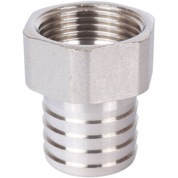 SFT-0066-000130 STOUT Штуцер ВР никелированный 1 x30 (2600F1N103000B)