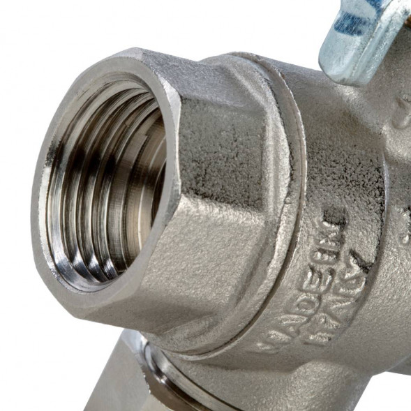 Кран шаровой STOUT с фильтром 1/2