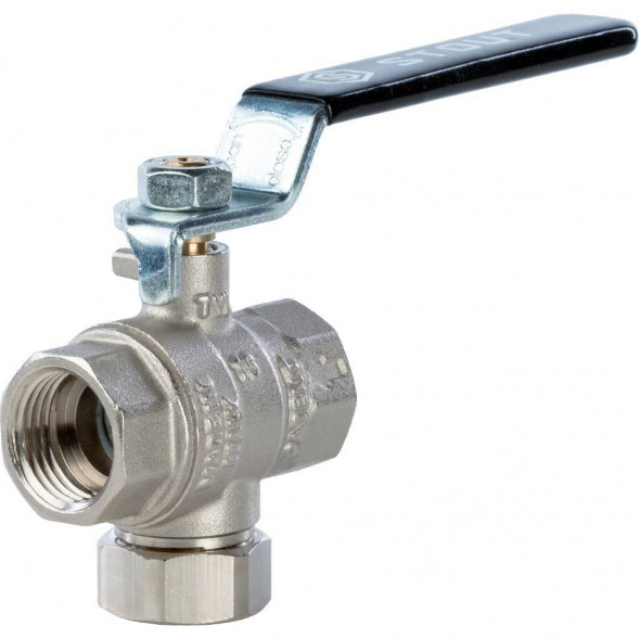 Кран шаровой STOUT с фильтром 1/2