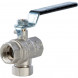 Кран шаровой STOUT с фильтром 1/2