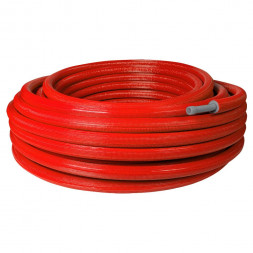 SPI-0003-001622 STOUT 16х2,2 (бухта 100 метров) PEX-a труба из сшитого полиэтилена с кислородным слоем, серая в теплоизоляции (красная)