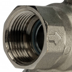 Кран шаровой STOUT с фильтром 3/4