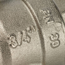 Кран шаровой STOUT с фильтром 3/4