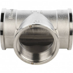 SFT-0020-000112 STOUT Тройник ВВ никелированный 1 1/2 (270014N141414B)