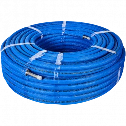 SPI-0004-001622 STOUT 16х2,2 (бухта 100 метров) PEX-a труба из сшитого полиэтилена с кислородным слоем, серая в теплоизоляции (синяя)