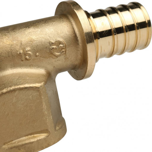 SFA-0006-002510 STOUT Угольник-переходник с внутренней резьбой 25xG 1  для труб из сшитого полиэтилена аксиальный (340022H102535B)