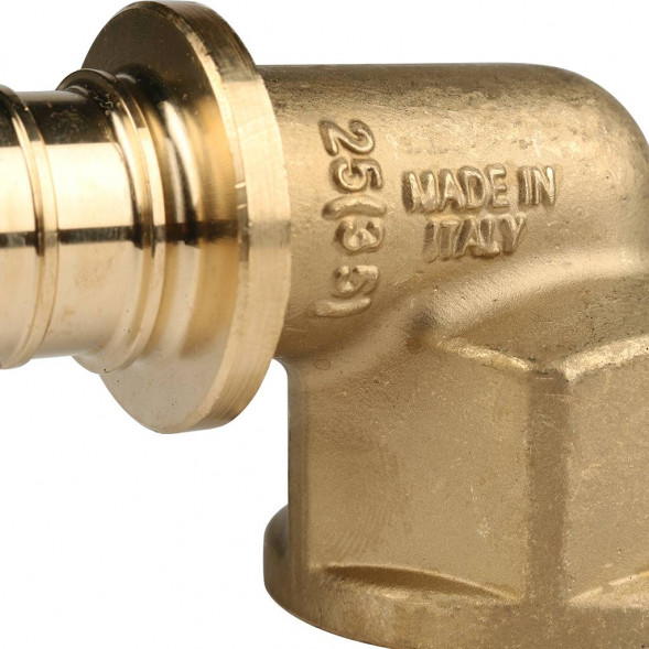 SFA-0006-002510 STOUT Угольник-переходник с внутренней резьбой 25xG 1  для труб из сшитого полиэтилена аксиальный (340022H102535B)