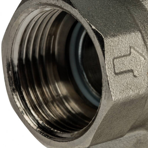 Кран шаровой STOUT с фильтром 1