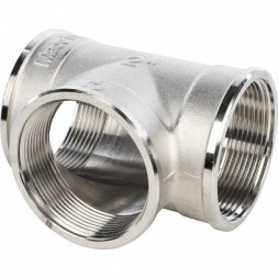 SFT-0020-000002 STOUT Тройник ВВ никелированный 2 (270014N202020B)