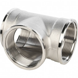 SFT-0020-000002 STOUT Тройник ВВ никелированный 2 (270014N202020B)
