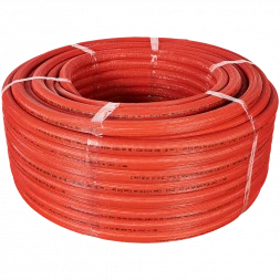 SPI-0003-002028 STOUT 20х2,8 (бухта 100 метров) PEX-a труба из сшитого полиэтилена с кислородным слоем, серая в теплоизоляции (красная)