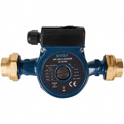 SPC-0011-2540180 STOUT Циркуляционный насос 25-40/180 220/240V 50Hz с латунными гайками G 1 1/2 x Rp 1