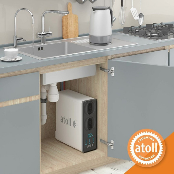 Прямоточная система обратного осмоса Atoll TWIST 800 (без крана)
