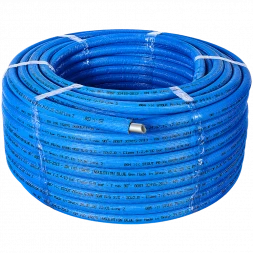 SPI-0004-002028 STOUT 20х2,8 (бухта 100 метров) PEX-a труба из сшитого полиэтилена с кислородным слоем, серая в теплоизоляции (синяя)