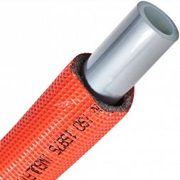SPI-0003-002535 STOUT 25х3,5 (бухта 50 метров) PEX-a труба из сшитого полиэтилена с кислородным слоем, серая в теплоизоляции (красная)