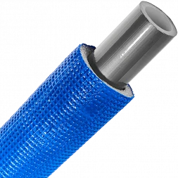 SPI-0004-002535 STOUT 25х3,5 (бухта 50 метров) PEX-a труба из сшитого полиэтилена с кислородным слоем, серая в теплоизоляции (синяя)