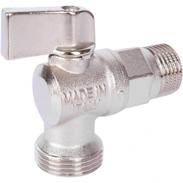 STOUT  Кран шаровой угловой для бытовой техники 1/2  х 3/4