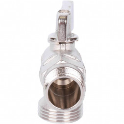 STOUT  Кран шаровой угловой для бытовой техники 1/2  х 3/4