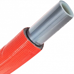 SPI-0003-003244 STOUT 32х4,4 (бухта 50 метров) PEX-a труба из сшитого полиэтилена с кислородным слоем, серая в теплоизоляции (красная)