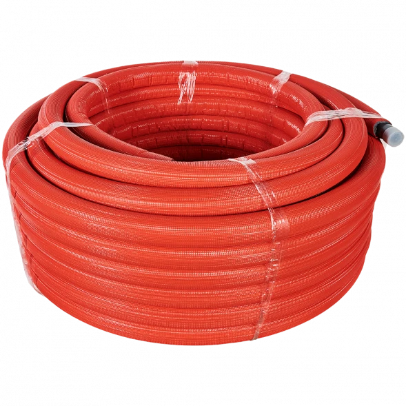 SPI-0003-003244 STOUT 32х4,4 (бухта 50 метров) PEX-a труба из сшитого полиэтилена с кислородным слоем, серая в теплоизоляции (красная)