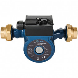 SPC-0011-2560180 STOUT Циркуляционный насос 25-60/180 220/240V 50Hz с латунными гайками G 1 1/2 x Rp 1