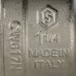 Кран шаровой STOUT полнопроходной, ВР/ВР, ручка бабочка 1 1/4