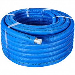 SPI-0004-003244 STOUT 32х4,4 (бухта 50 метров) PEX-a труба из сшитого полиэтилена с кислородным слоем, серая в теплоизоляции (синяя)