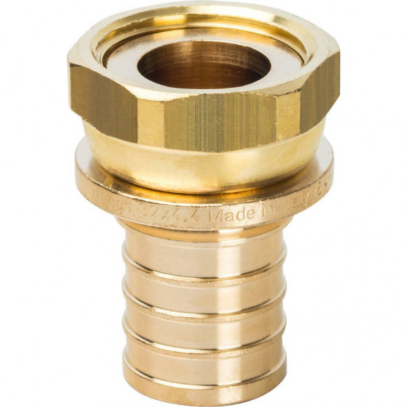 SFA-0019-003210 STOUT Переходник с накидной гайкой 32xG 1  для труб из сшитого полиэтилена аксиальный (3400C7H103244B)