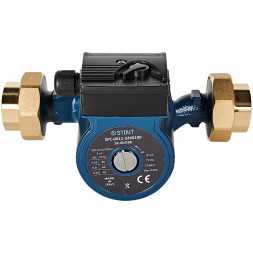 SPC-0011-3260180 STOUT Циркуляционный насос 32-60/180 220/240V 50Hz с латунными гайками G2 x Rp 1 1/4