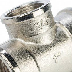 SFT-0022-001341 STOUT Тройник ВВ переходной никелированный 1 X3/4X1 (270013N100510B)